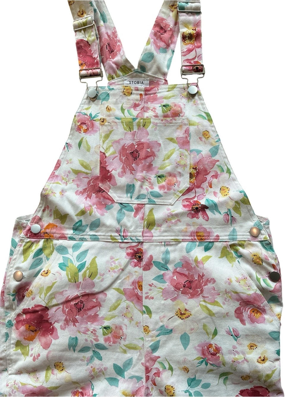Storia Pink Rose 100% Cotton Overalls. Size Small. - Picture 4 of 16